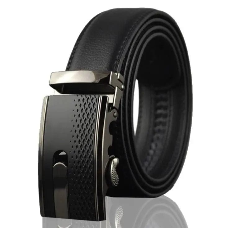Black Belt & Buckle Mens Adjustable Ratchet Slide Buckle Belt - Accessories  MPGD Corp Merchandise