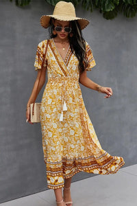 Bohemian Flutter Sleeve Wrap Top Dress  30.00 MPGD Corp Merchandise