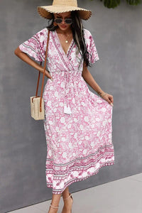 Bohemian Flutter Sleeve Wrap Top Dress  30.00 MPGD Corp Merchandise