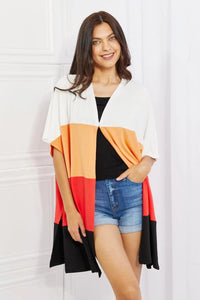 Culture Code Full Size Color Block Short Sleeve Cardigan  24.00 MPGD Corp Merchandise