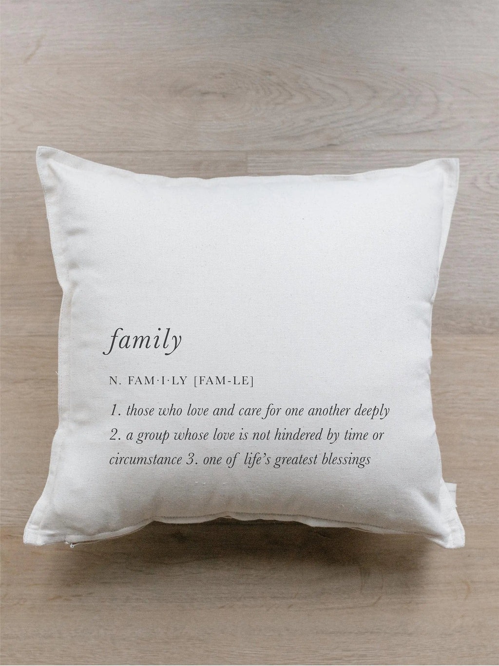 Family Definition Pillow Home & Garden  MPGD Corp Merchandise