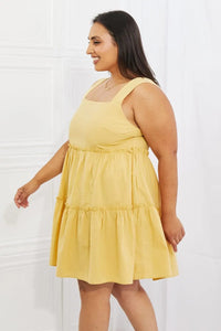 HEYSON One of a Kind Full Size Square Neck Mini Dress  44.00 MPGD Corp Merchandise