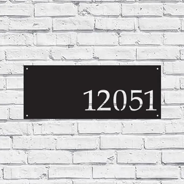 Metal House Address Sign - Horizontal Style 1 Home & Garden 59.00 MPGD Corp Merchandise