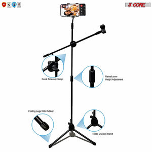 Mic Stand with Tablet/Phone Holder+Dynamic Mic MS MOB+ND58 Audio & Video  MPGD Corp Merchandise