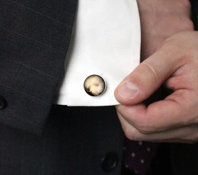 Pluto and Charon Cufflinks Cufflinks  MPGD Corp Merchandise