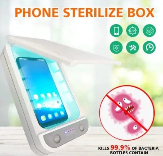 Portable UV Mobile Phone Sanitizer Box Mobile & Laptop Accessories 49.99 MPGD Corp Merchandise