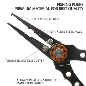 Stainless Steel Multifunctional Fishing Pliers Set Fish Lip Gripper Fishing  MPGD Corp Merchandise