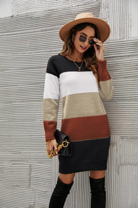 Striped Sweater Dress  44.00 MPGD Corp Merchandise