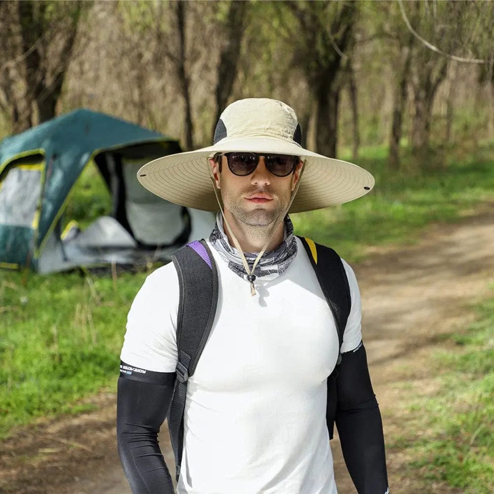Wide Brim Sun Hats for Men Bucket Hat Sun Protection Waterproof Hat Hats  MPGD Corp Merchandise