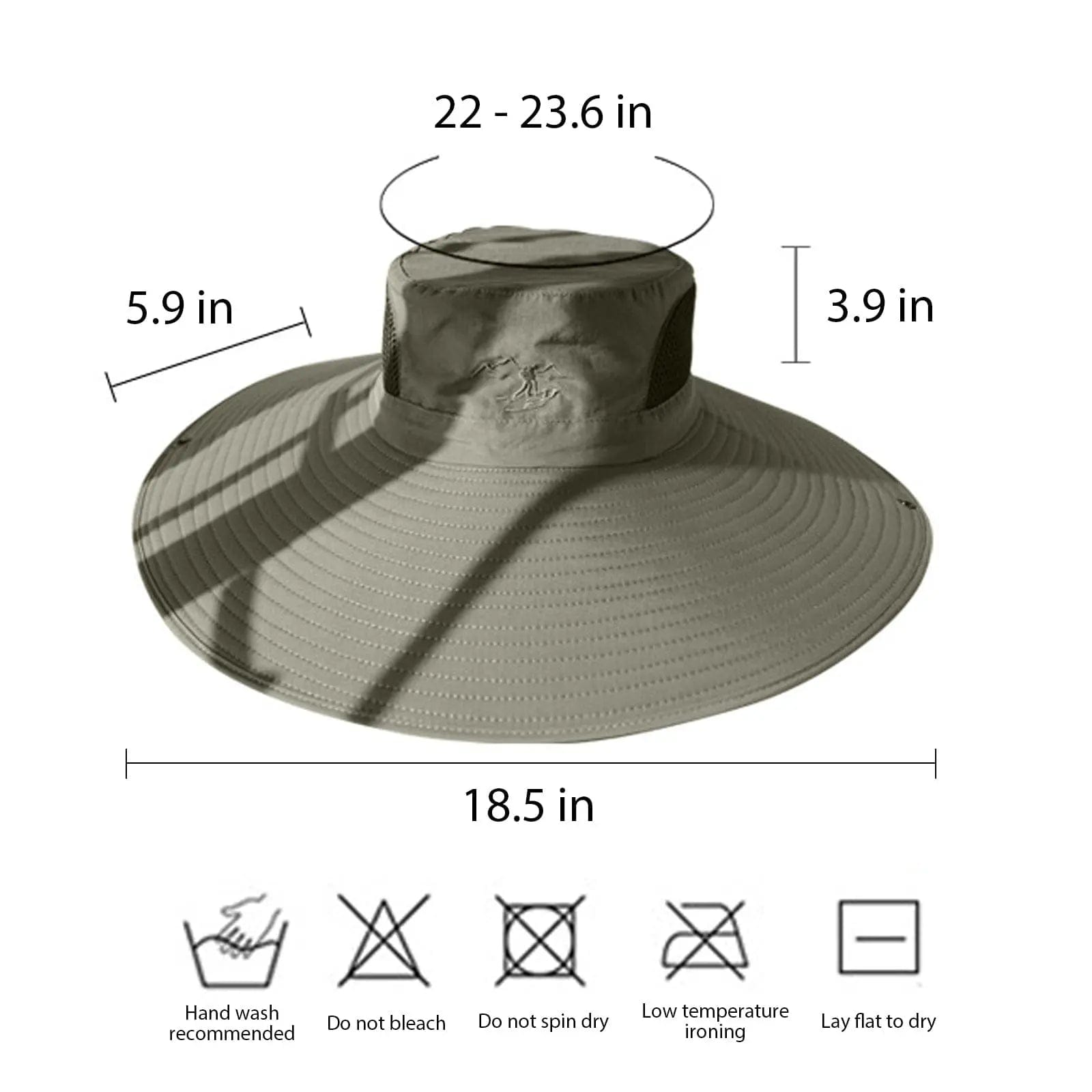 Wide Brim Sun Hats for Men Bucket Hat Sun Protection Waterproof Hat Hats  MPGD Corp Merchandise