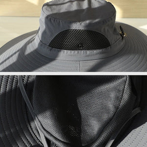 Wide Brim Sun Hats for Men Bucket Hat Sun Protection Waterproof Hat Hats  MPGD Corp Merchandise