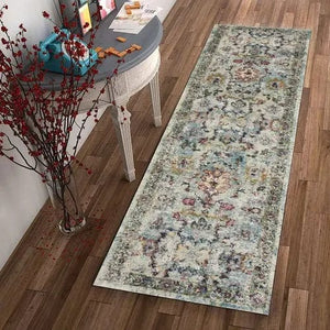 2' x 7' Runner Polypropylene Lt Blue Area Rug Furniture 156.52 MPGD Corp Merchandise