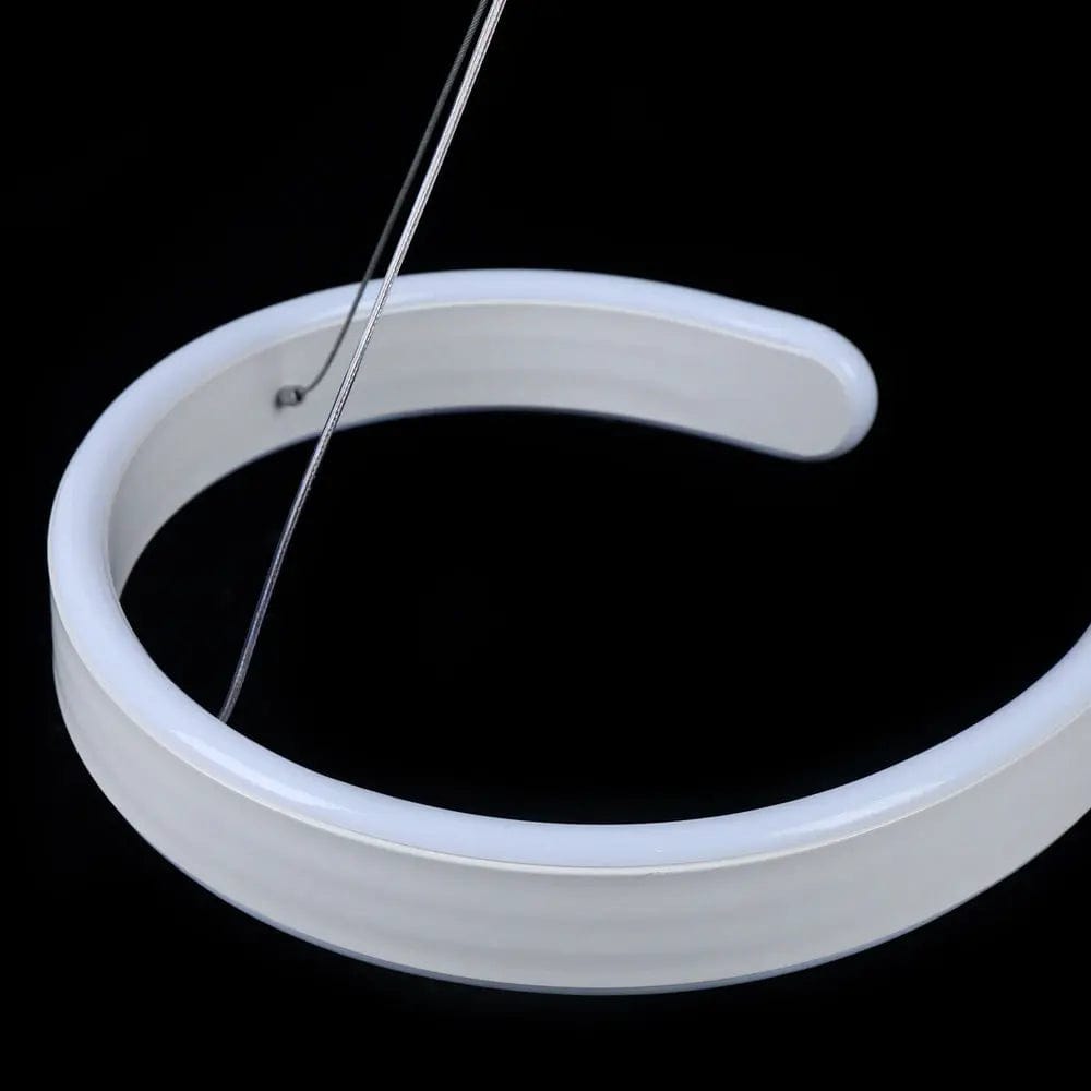 Contemporary Acrylic LED Swirl Shaped Light Fixture Lighting 269.99 MPGD Corp Merchandise