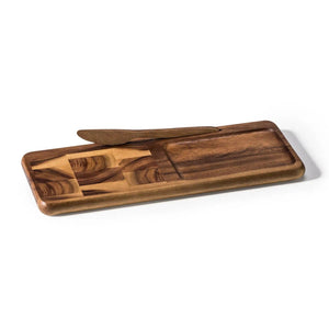 End Grain Cheese Board with Knife Kitchen 29.75 MPGD Corp Merchandise