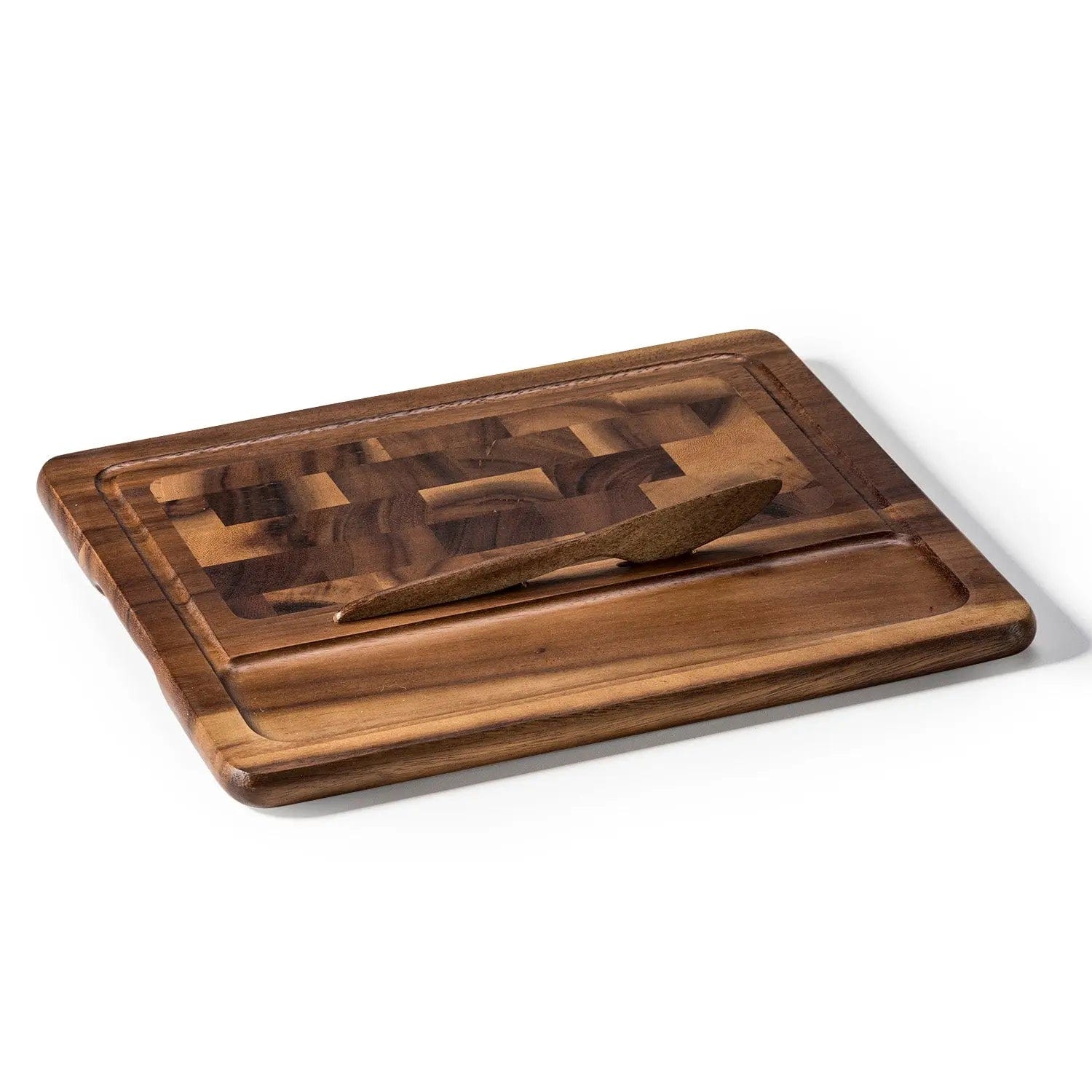 End Grain Cheese Board with Knife Kitchen 42.25 MPGD Corp Merchandise