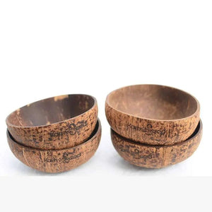 Handmade Coconut Bowls (Set of 4) Kitchen 19.89 MPGD Corp Merchandise
