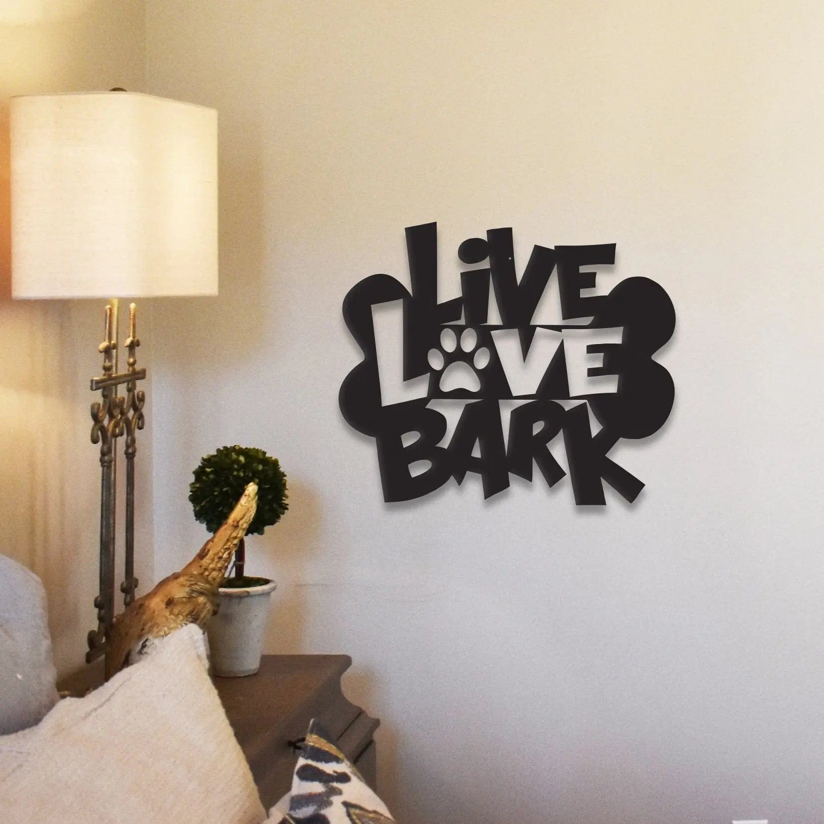 Live Love Bark - Metal Wall Art/Decor Home Decor 59.00 MPGD Corp Merchandise
