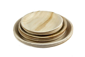 Palm Leaf Plates Round 10" Inch (Set of 50/100/200) Kitchen 49.90 MPGD Corp Merchandise