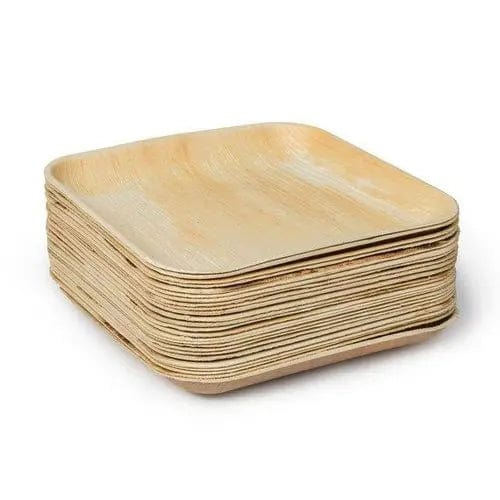 Palm Leaf Plates Square 10" Inch (Set of 25/50/100) Kitchen 59.90 MPGD Corp Merchandise