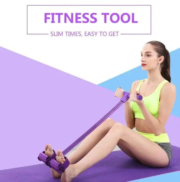 Portable Fitness Resistance Band with Pedal Equipment & Accessories 36.99 MPGD Corp Merchandise