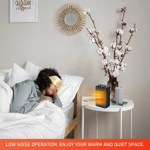 Space Heater for Indoor Use Portable Ceramic HeaterFan with Thermostat Home Improvement 113.98 MPGD Corp Merchandise