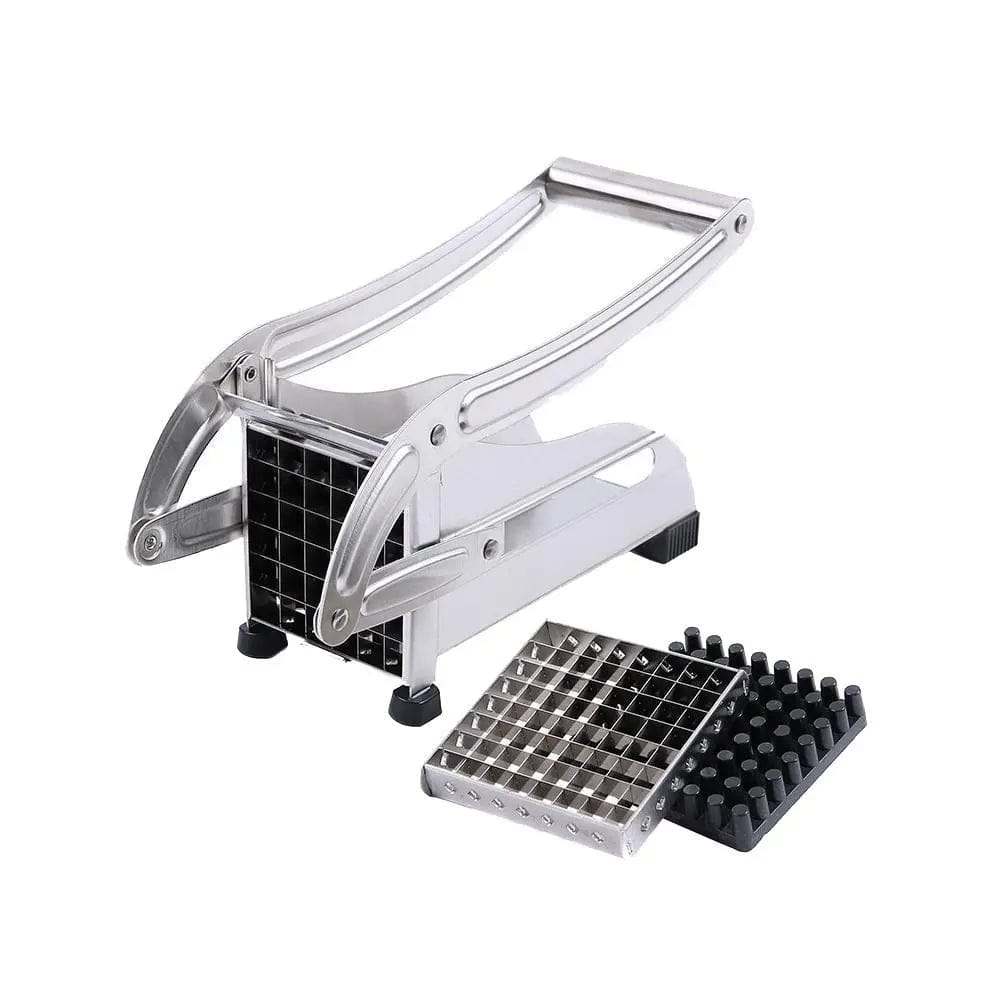 Stainless Steel French Fries and Potato Cutter with 2 Different Blades Kitchen 69.98 MPGD Corp Merchandise