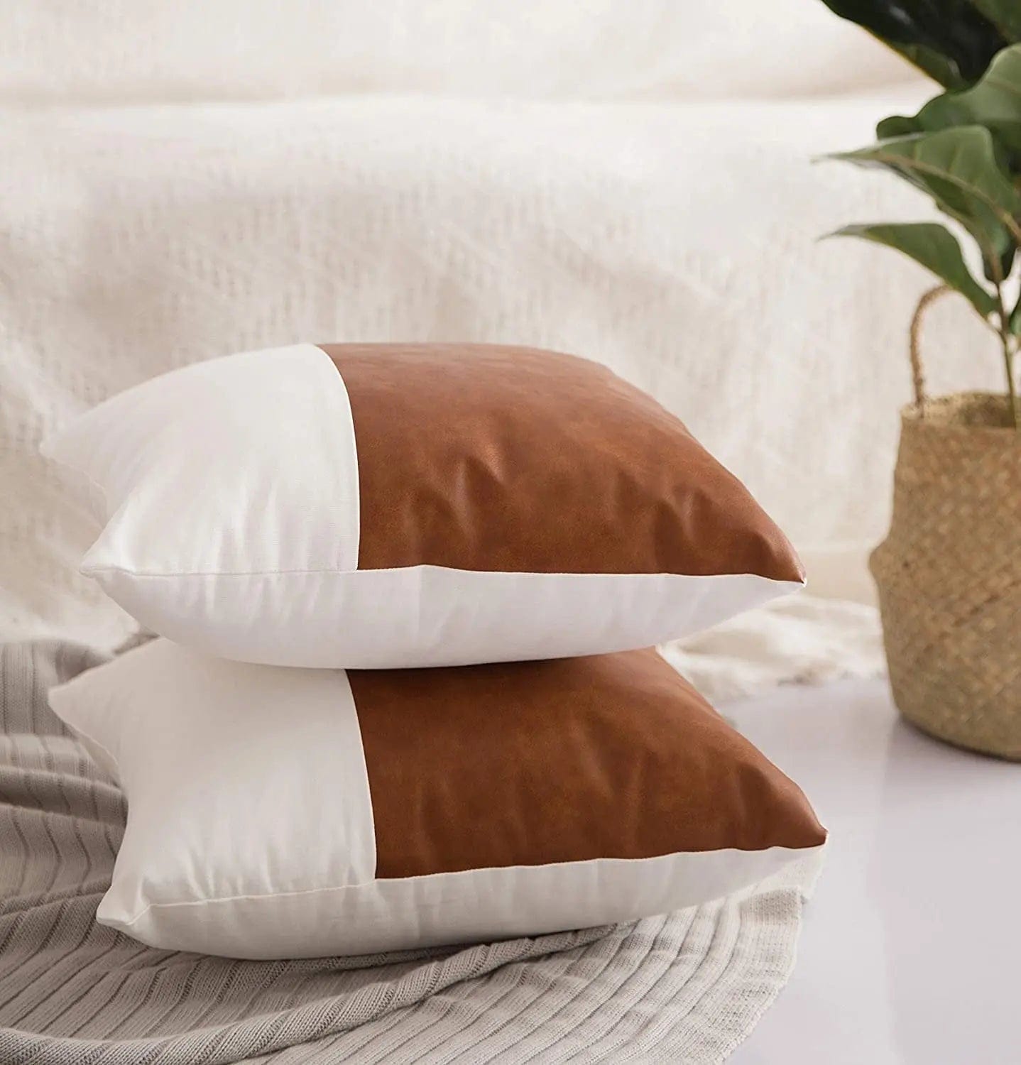 Vegan Leather Pillow Cover Home Decor 30.00 MPGD Corp Merchandise