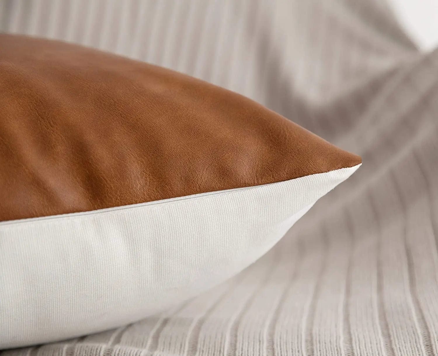 Vegan Leather Pillow Cover Home Decor 30.00 MPGD Corp Merchandise